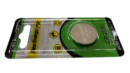 Pila tipo moneda o boton CR2330 marca New Energy