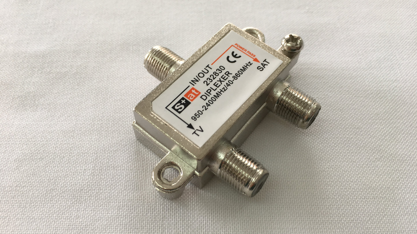 Diplexor coaxial de alta calidad