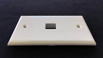 Faceplate Placa RJ-45 tipo Keystone para 1 Toma Jack De Redes