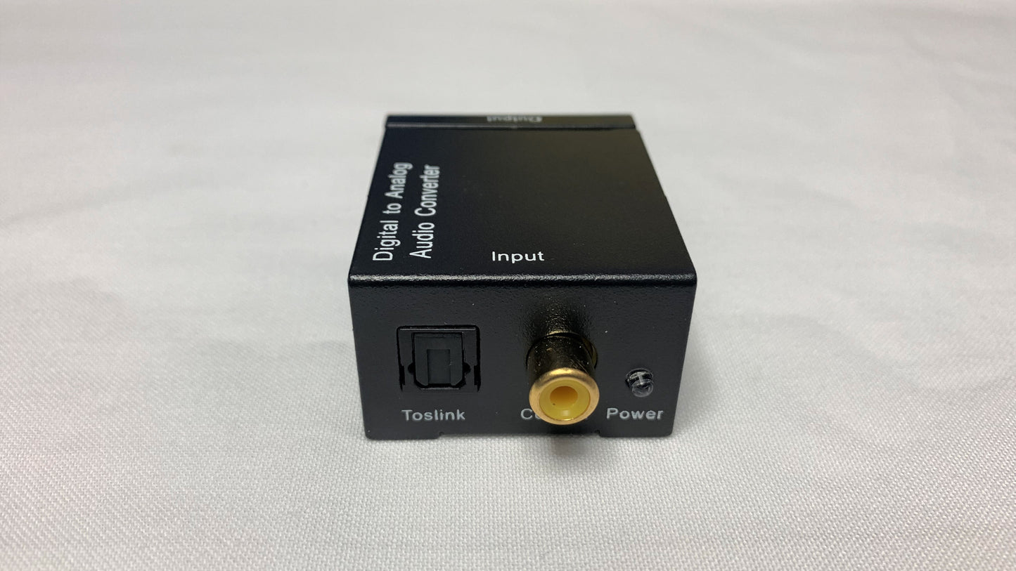 Convertidor de Audio Digital a Analogo de Optico o Coaxial a RCA