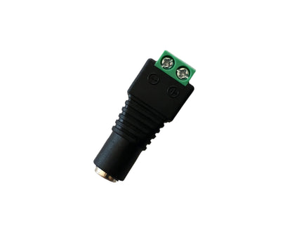 Conector Bornera Jack DC de energia hembra para camaras de seguridad