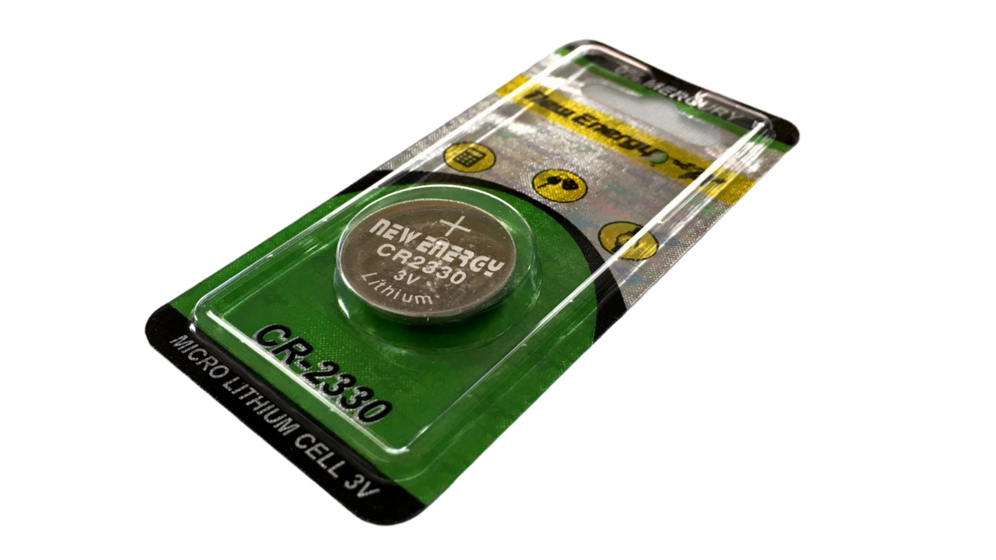 Pila tipo moneda o boton CR2330 marca New Energy