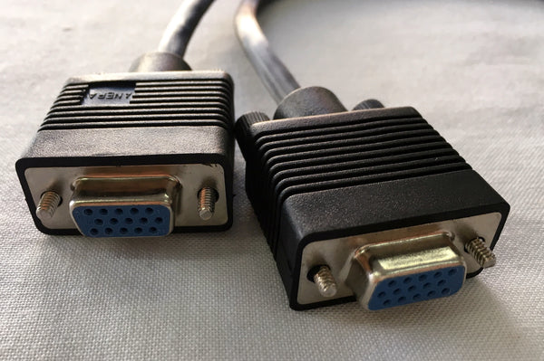 Cable en Y splitter pasivo VGA de 1 conector macho a 2 conectores hembras