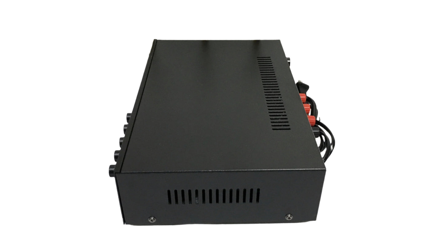 Amplificador de Sonido Ambiental con Bluetooth Radio FM y USB 75 Watts