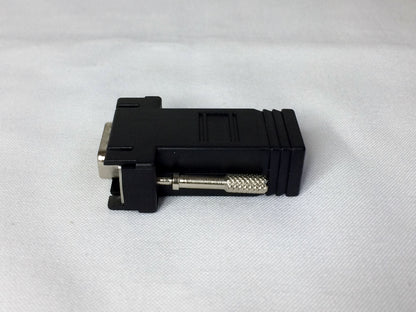 Adaptador convertidor de VGA macho a RJ-45 UTP