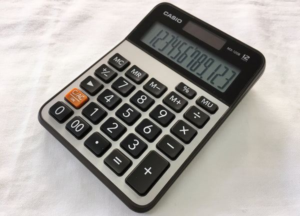 Calculadora de Escritorio marca Casio modelo MX-120B