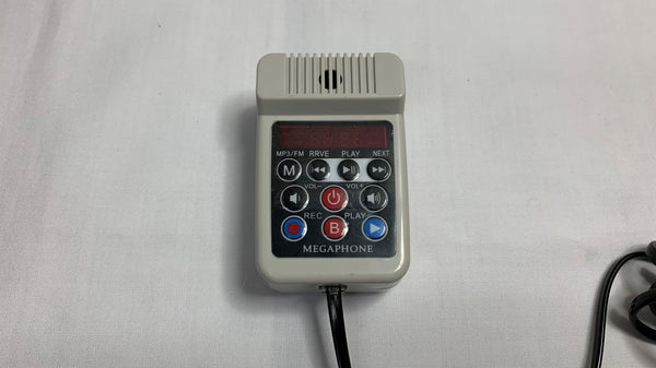 Amplificador de Perifoneo 25 Watts para Auto con Grabacion, Radio FM y USB