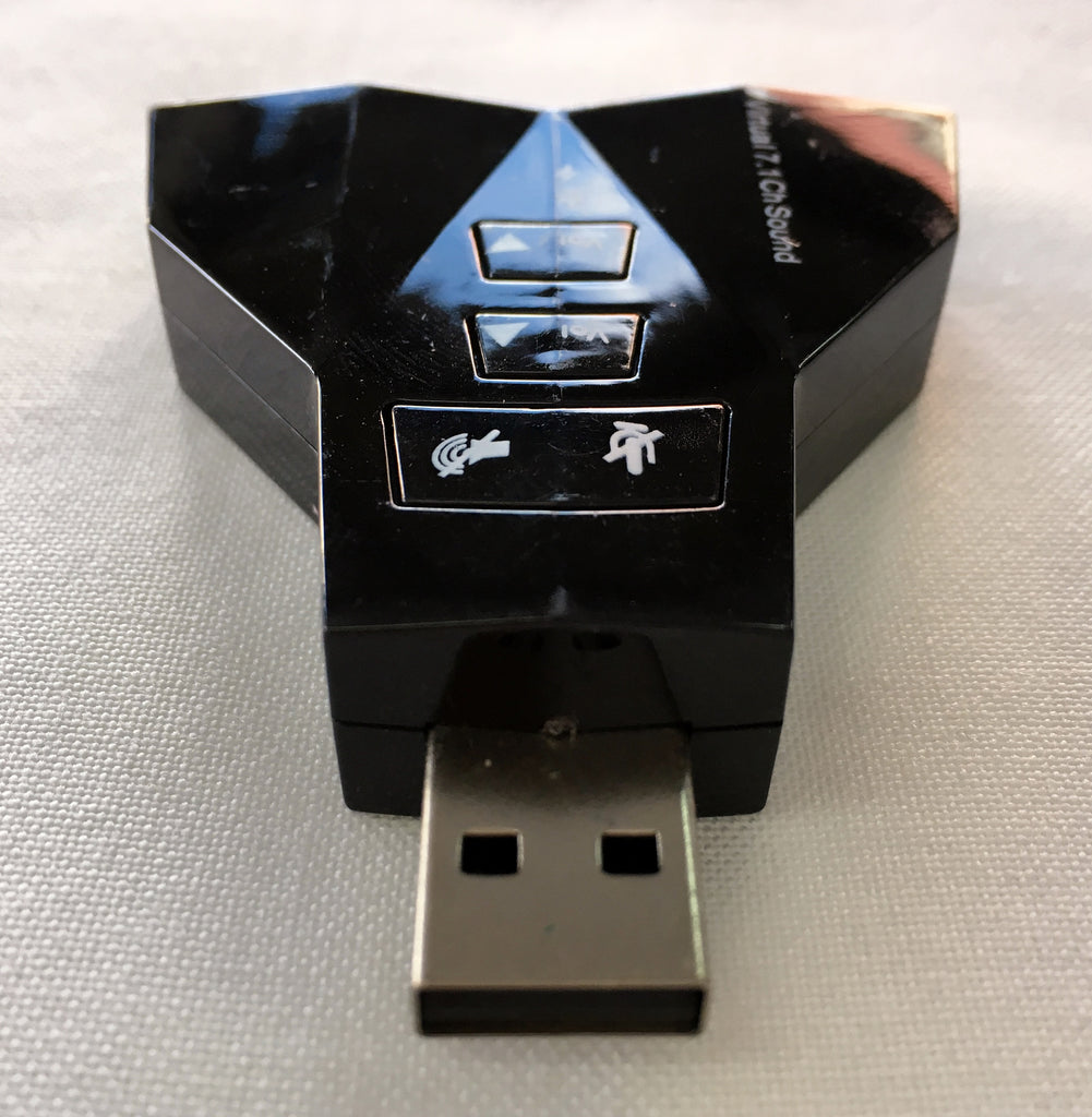 Tarjeta de Sonido USB doble entrada y doble salida 7.1 virtual – Electronica  Cecomin