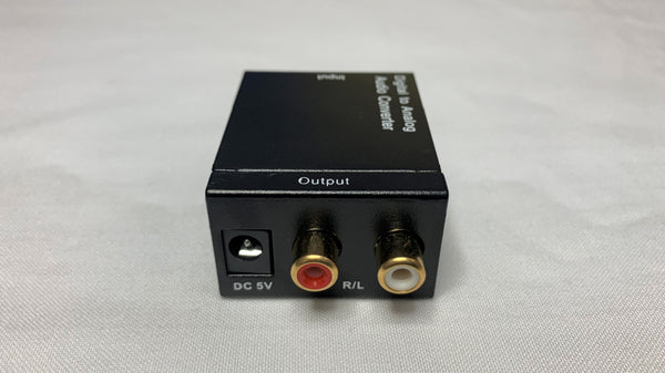 Convertidor de Audio Digital a Analogo de Optico o Coaxial a RCA