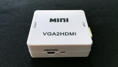 Convertidor de Audio y Video de VGA + Audio a HDMI