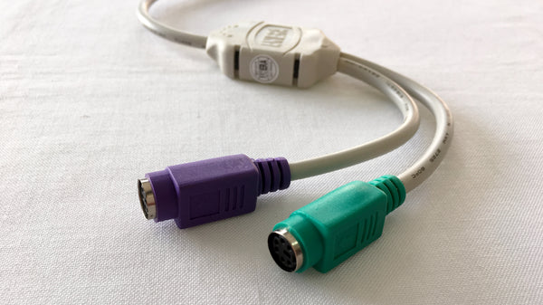 Cable convertidor de USB a PS/2 para mouse y teclado PS/2