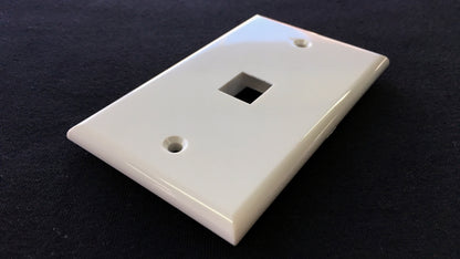 Faceplate Placa RJ-45 tipo Keystone para 1 Toma Jack De Redes