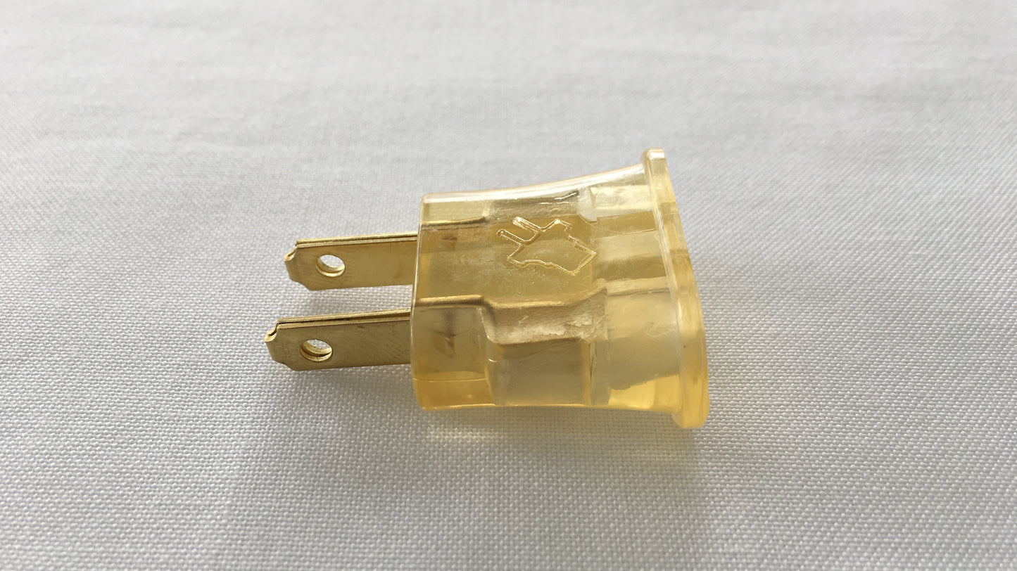 Adaptador Enchufe Convertidor de Rendondo a plano 2 clavijas