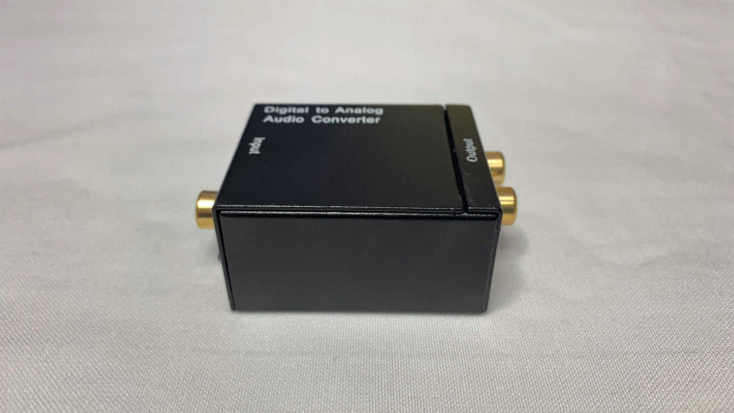 Convertidor de Audio Digital a Analogo de Optico o Coaxial a RCA