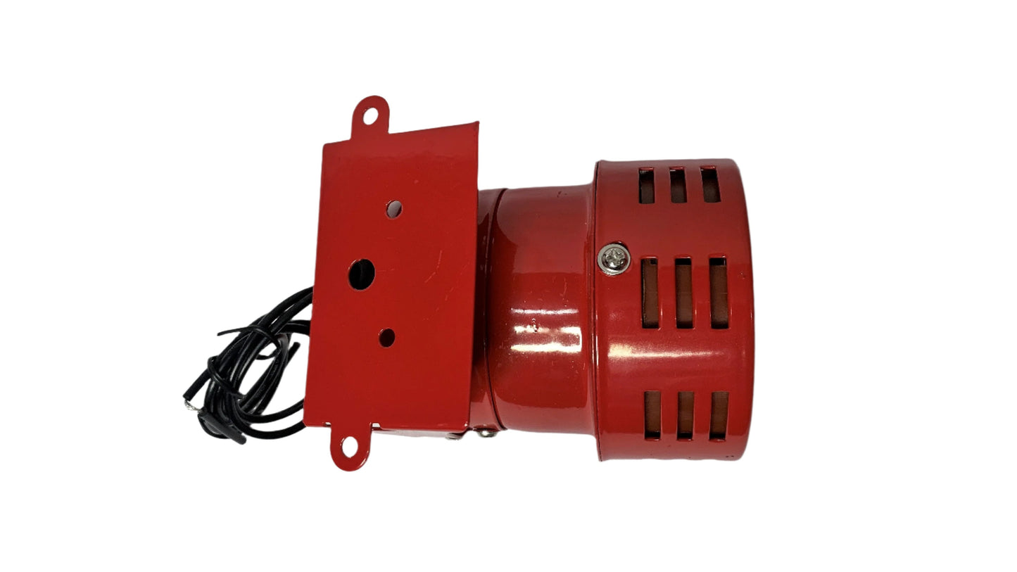 Sirena para Alarma funcionamiento a 12 Vdc Color Roja