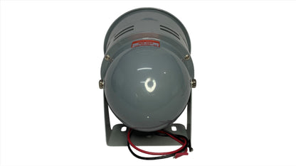 Sirena para Alarma funcionamiento a 110 Vac Color Gris