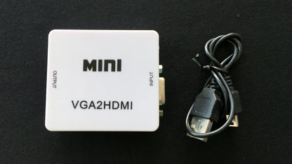 Convertidor de Audio y Video de VGA + Audio a HDMI