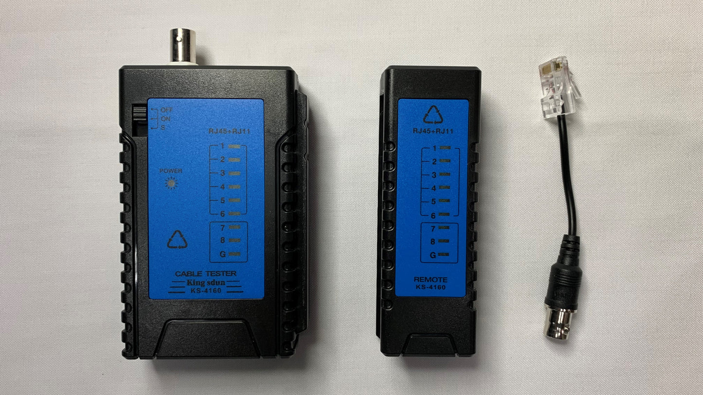 Lan Tester Probador de Red y probador de Cable Coaxial