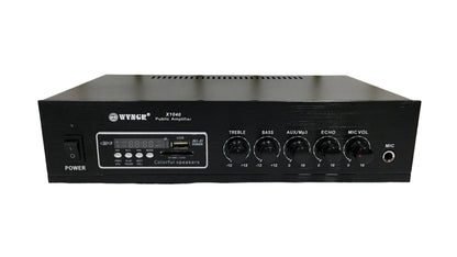 Amplificador de Sonido Ambiental con Bluetooth Radio FM y USB 75 Watts