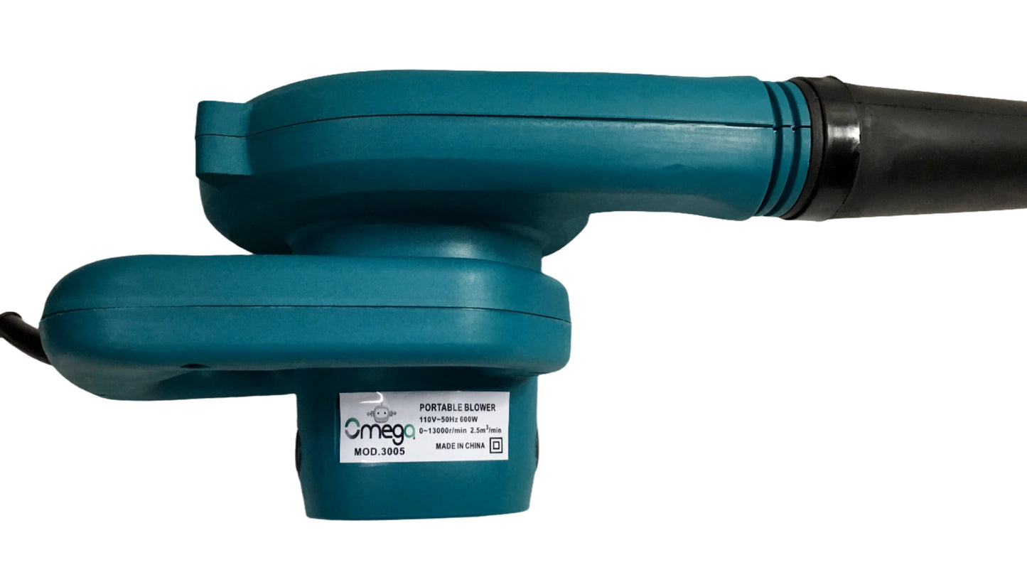 Sopladora Blower Potencia variable 800 Watts marca Omega