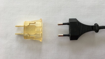 Adaptador Enchufe Convertidor de Rendondo a plano 2 clavijas