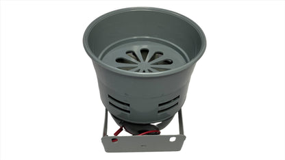 Sirena para Alarma funcionamiento a 110 Vac Color Gris