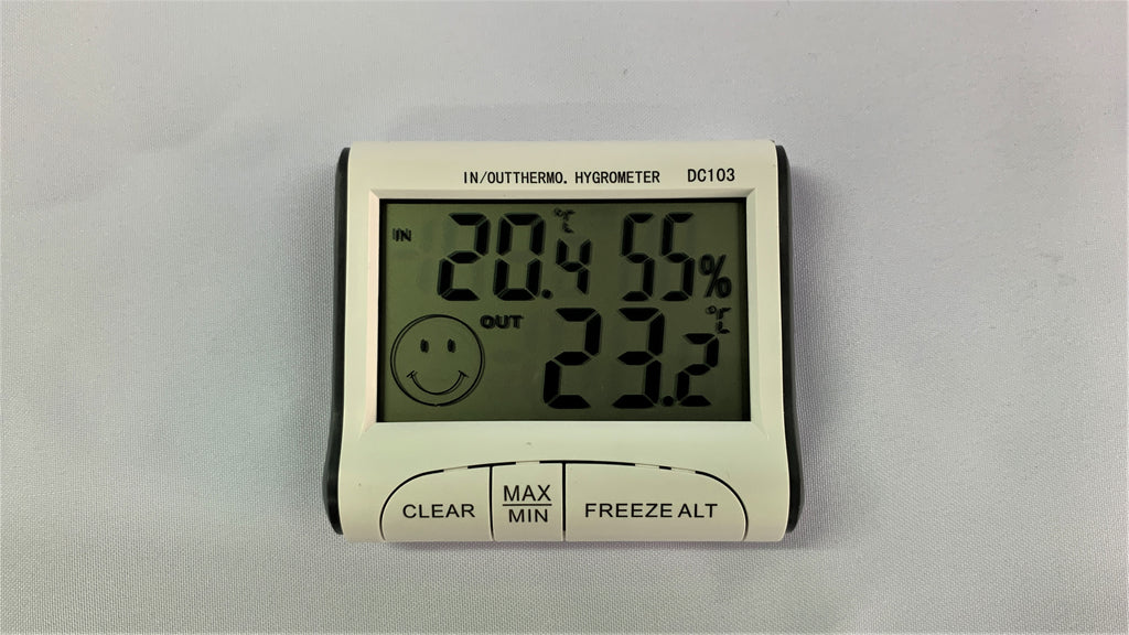 Precio termohigrómetro digital ambiental, termómetro ambiental 13309