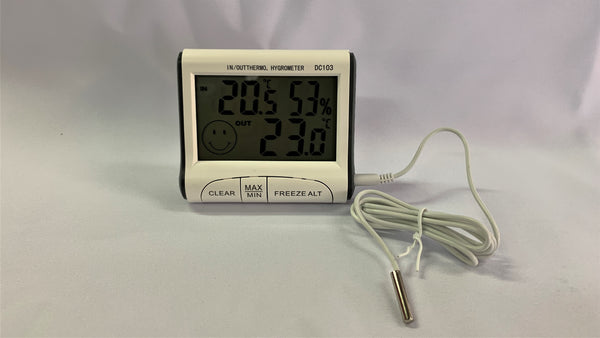 Higrometro Termometro ambiental digital medidor de temperatura y humedad